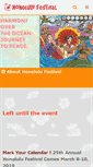 Mobile Screenshot of honolulufestival.com